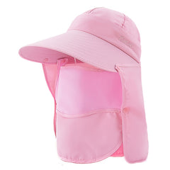 Summer Cap with Neck Shield for Beach Sports & Cycling