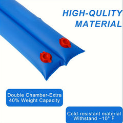 Double Chamber Pool Water Tubes - Pool Cover Weights for Inground Pools