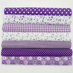 7pcs Flat Pattern Cotton Cloth for Quilting Sewing DIY