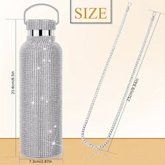 Stainless Steel Insulated Water Bottle 500ml for Travel and Breakfast