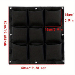 Waterproof Hanging Vertical Garden Wall Planter Plant Grow Bag
