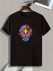 Eagle Head Print Men's Graphic T shirt Casual Comfy Tees For Summer