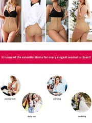 Zipper Shaping Panties Tummy Control Butt Lifting Underwear