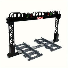 4pcs Military Building Block Train Truck Car Base Plate Supports