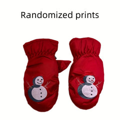 Winter Kids' Thick Warm Waterproof Snow Gloves