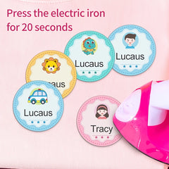 Custom Fabric Labels 48pcs, for Clothes, School, Daycare, Sport