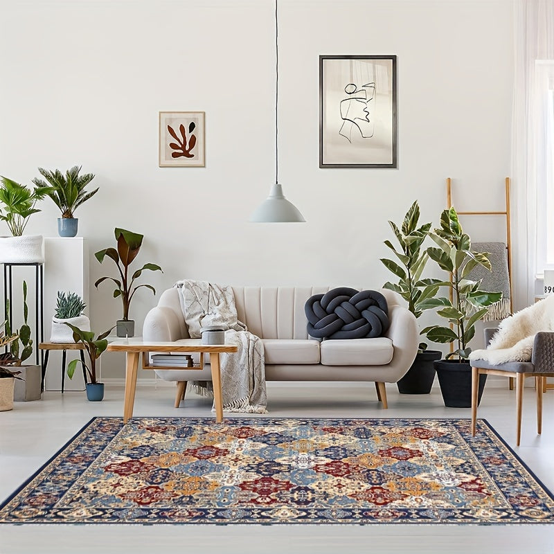 Machine Washable Area Rug Non Slip Persian Bohemian Rug