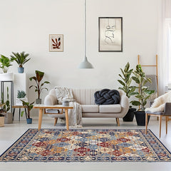 Machine Washable Area Rug Non Slip Persian Bohemian Rug
