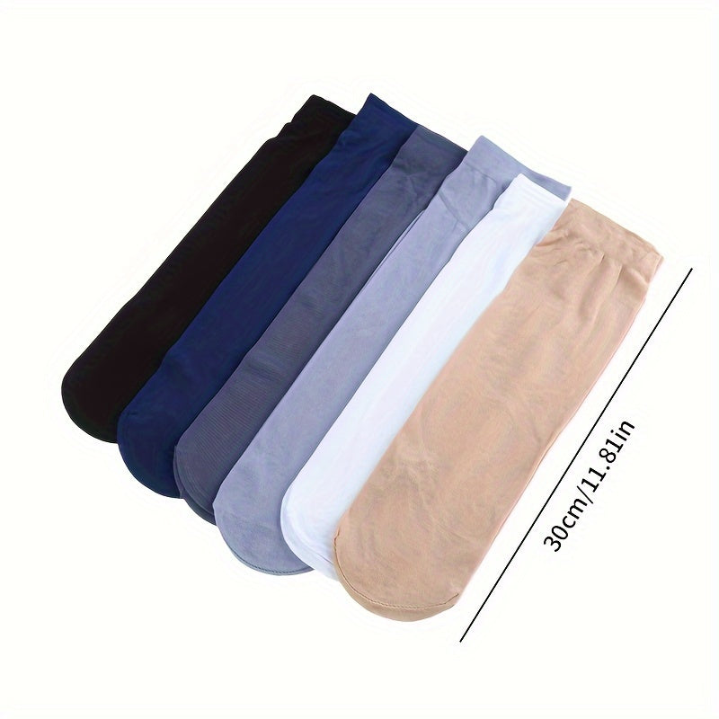 Men's Casual Quarter Socks Breathable Business Socks