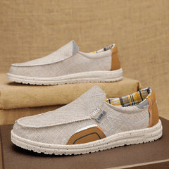 Men's Denim Slip-On Loafers Casual Walking Shoes