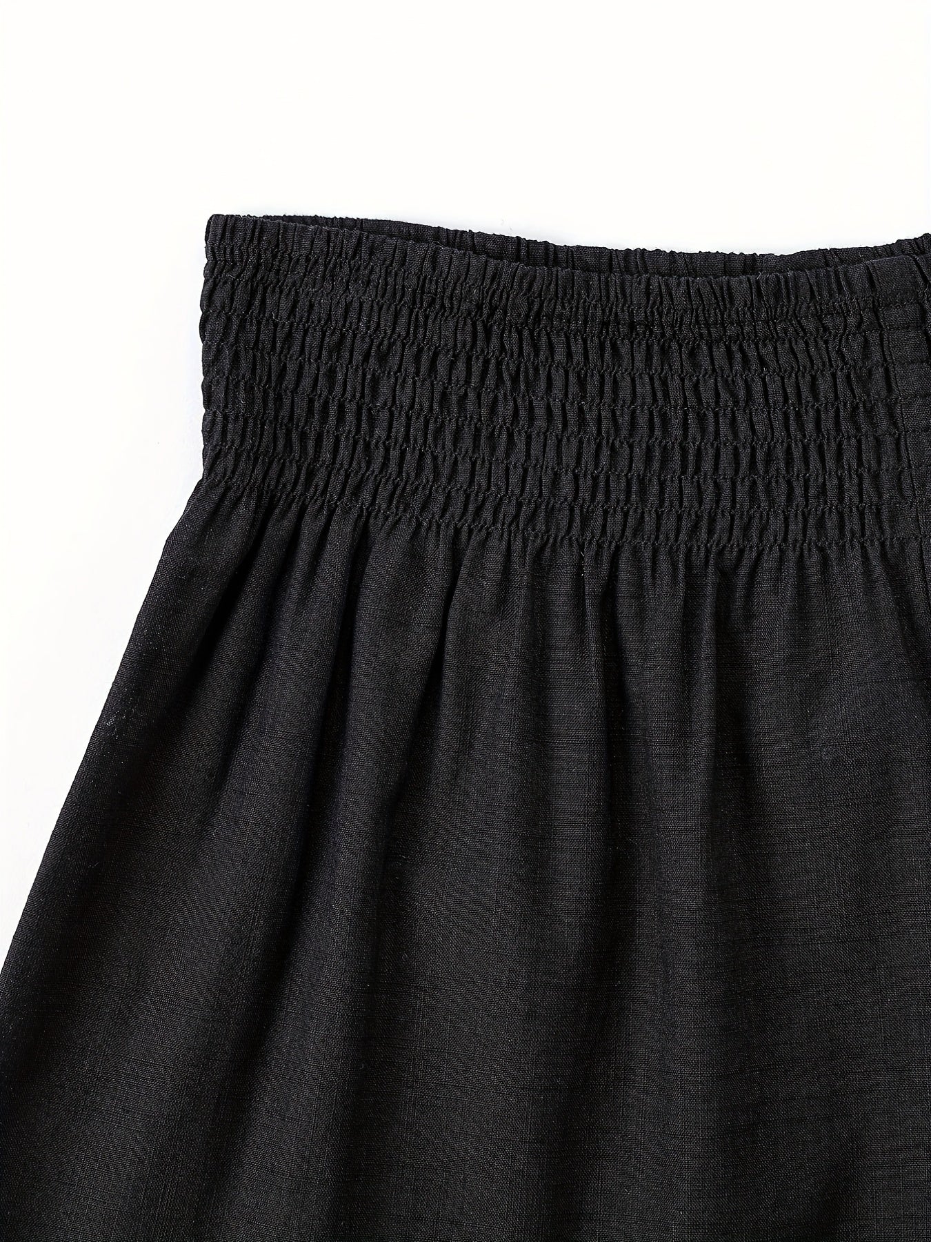 High Waist Solid Shorts Casual Every Shorts Women's Clothing