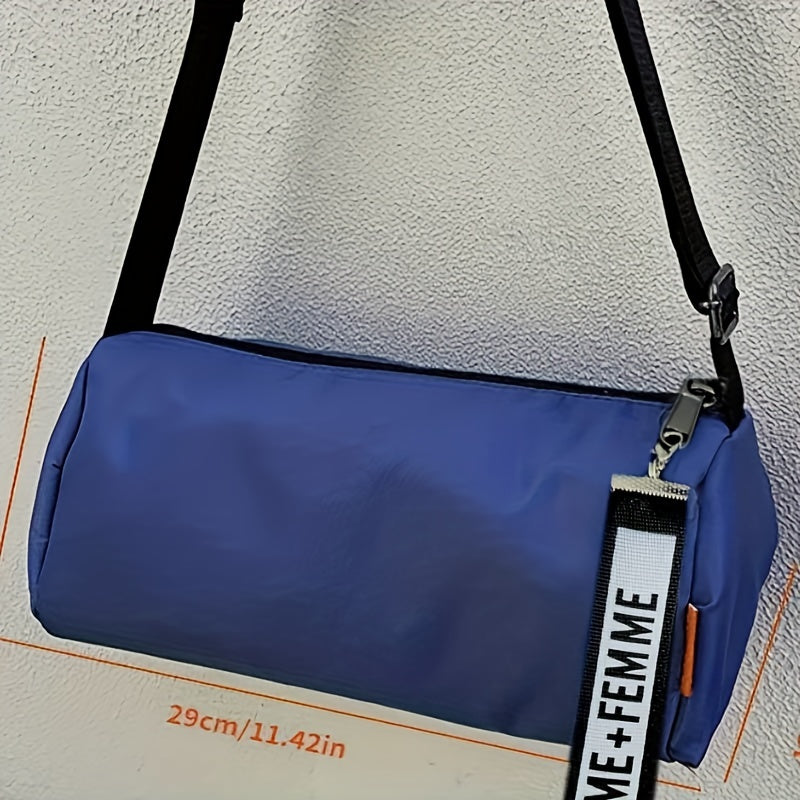 Small Crossbody Boston Storage Pouch Nylon Lightweight Luggage Bag