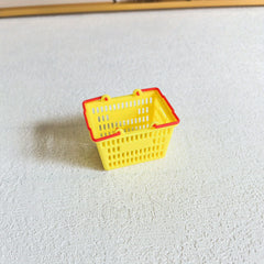 Mini Shopping Basket Toy for DIY Play House Supermarket