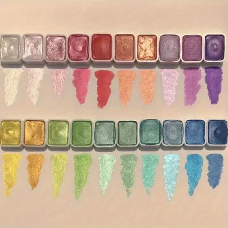 60 Watercolor Colors Set with Brush Art Supplies Travel Watercolor