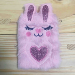Cartoon Bunny Plush Notebook