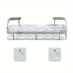 Space Aluminum Kitchen Storage Rack Wall Mounted Drain Rack