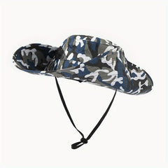Camouflage Bucket Hat UV Protection Wide Brim Outdoor Boonie Hat