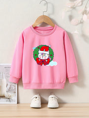 OERYUI Girls Unicorn Graphic Crew Neck Sweatshirt Kids Clothes