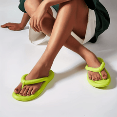 Women's Beach Flip Flops Open Toe Flat Slides Sports Slippers