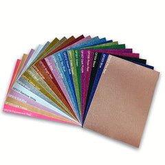 20 Sheets Glitter Leather Fabric DIY Handcraft Sewing Accessories