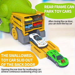 Children's Dinosaur Swallowing Car Toy Boy Ejection Alloy Transport Car