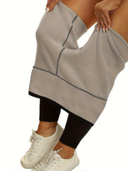 Solid Liner Fleece High Rise Leggings
