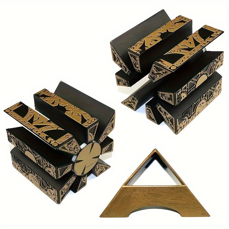 Lock Puzzle Box Detachable Cube Changeable Full Function Model Decoration