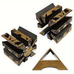 Lock Puzzle Box Detachable Cube Changeable Full Function Model Decoration