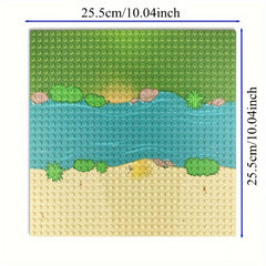 32x32 Baseplate Building Blocks Jungle Forest Ocean Base Board Halloween Gift