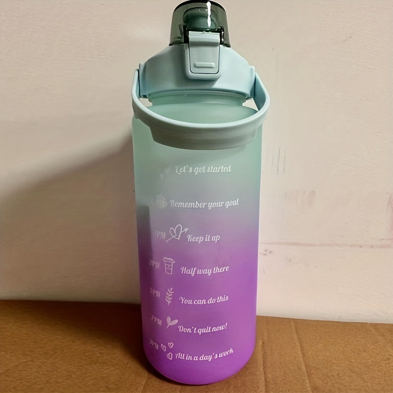 2000ml Large Capacity Shatter-Resistant Water Cup for Summer Sports