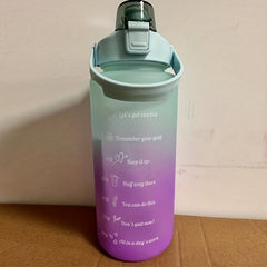 2000ml Large Capacity Shatter-Resistant Water Cup for Summer Sports