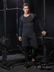 Quick Drying Men's Sports Suit for Casual and Fitness Training