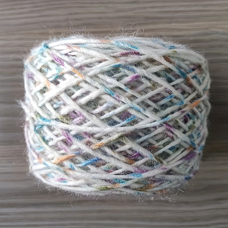 Rainbow Gradient Icelandic Yarn for Hand Crocheting Gloves