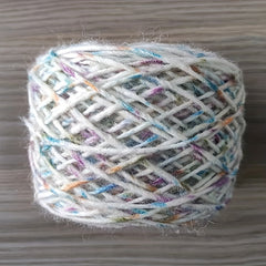 Rainbow Gradient Icelandic Yarn for Hand Crocheting Gloves