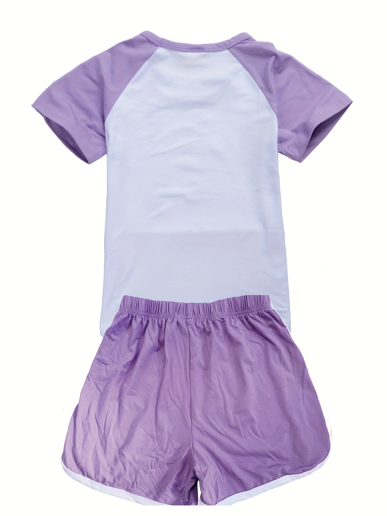 Unicorn Pattern Kid's PJ Set Comfy Loungewear for Summer