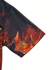 Men's 3D Dragon Graphic T shirt for Summer Outdoors