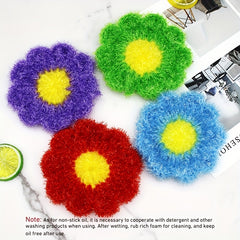 Hand Crocheted Dish Towels Soft and Absorbent Cleaning Towels