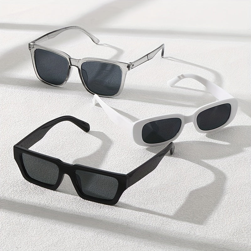 3 Pairs Sunglasses Unisex Anti Glare UV400