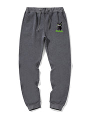 Cartoon Print Men's Drawstring Sweatpants With Pockets