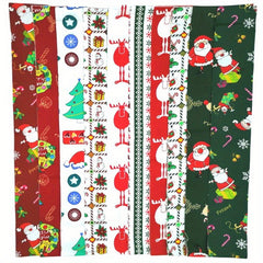 Christmas Patterns DIY Cloth Strips Set - Sewing Supplies