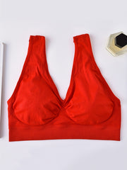 Textured Vest Sports Bra Quick Drying Yoga Bra