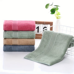 4pcs Soft Cotton Hand Towels Set Highly Absorbent Face Towels For Bathroom Gym