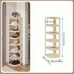 Narrow Shoe Rack Household Doorway Storage Dorm Room Organizer