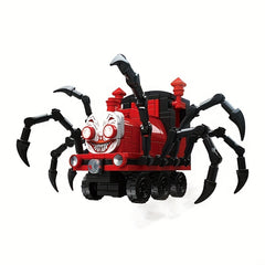 Horror Game Red Spider Little Train Puzzle Building Block Toy Halloween Gift