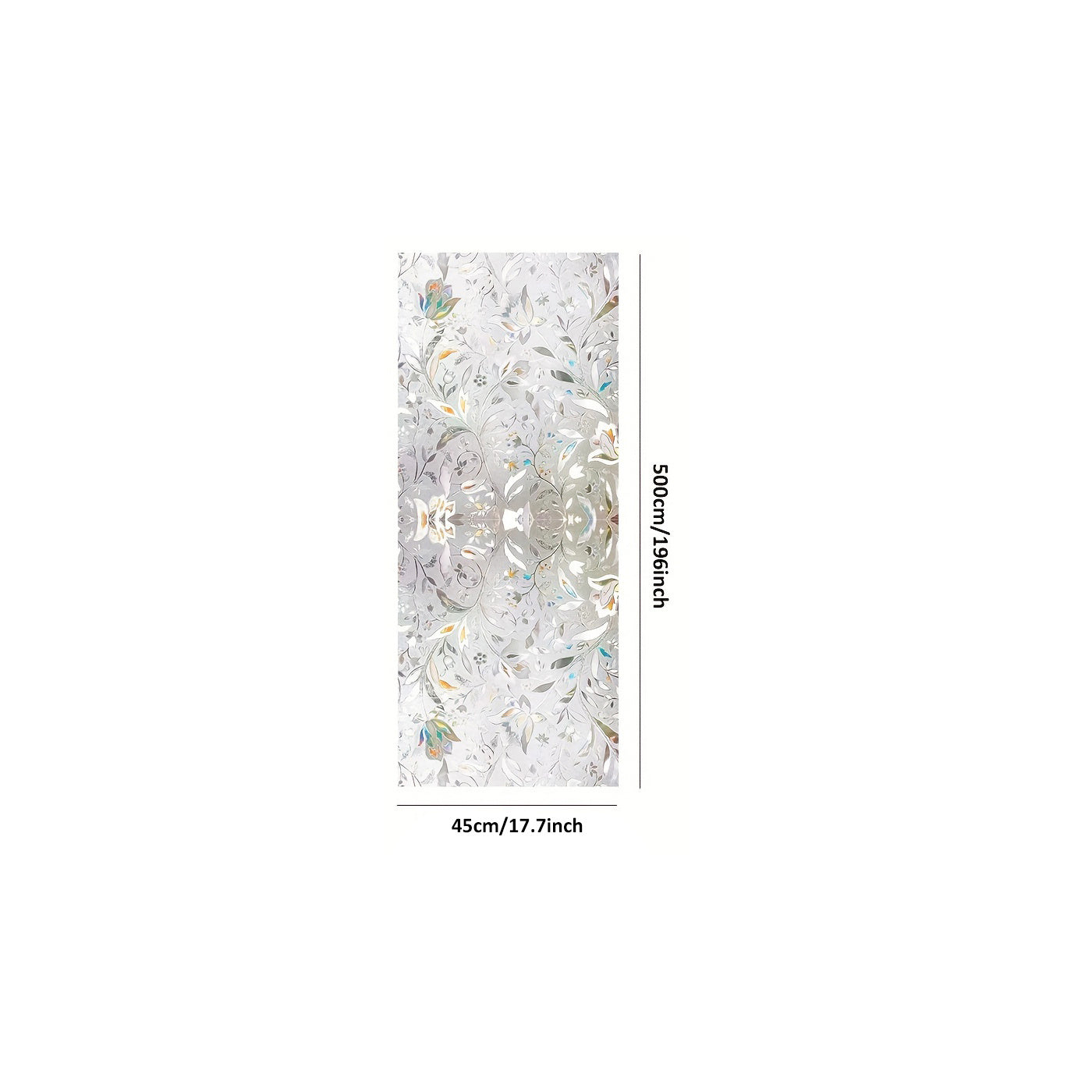 Tulip Window Stickers - Frosted Prism Film for Privacy and UV Protect