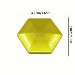 Alloy Steel Hexagon Spinner Desk Toy 360 Rotating Metal