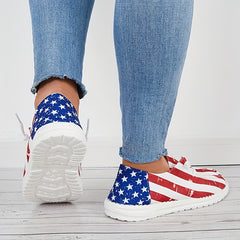 Women's Star Spangled Canvas Sports Shoes