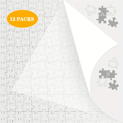12 Sheets Puzzle Saver Peel Clear Adhesive Backing Jigsaw Puzzle Glue