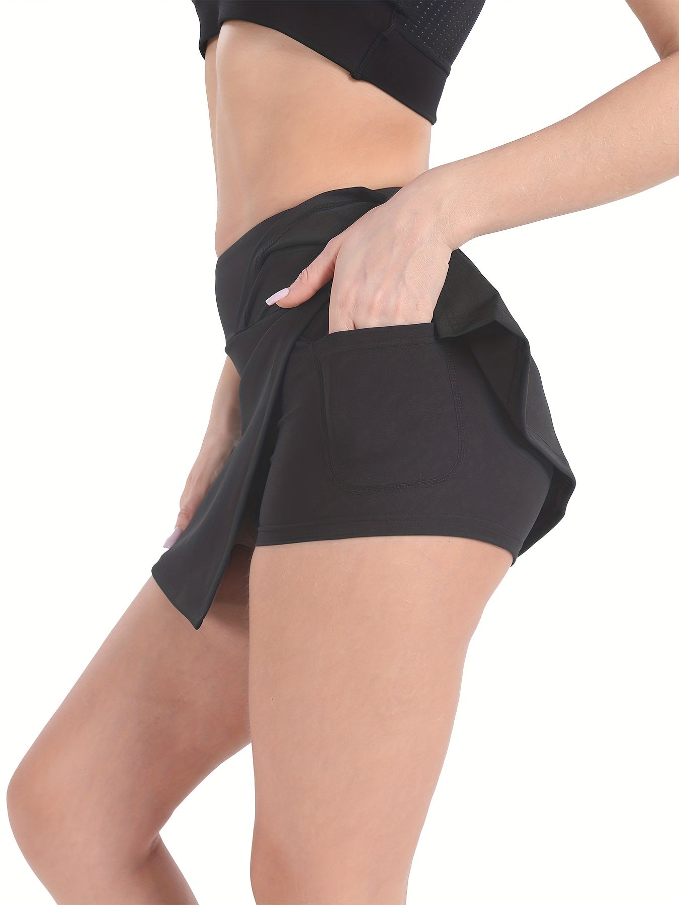 2 in 1 High Stretch Skorts for Women - Tennis Golf Yoga Outdoor Activities