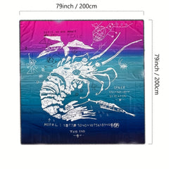 Waterproof Beach Blanket 200x200 Lightweight Mat for Summer Travel
